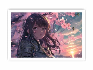 Anime Art Print framed Print