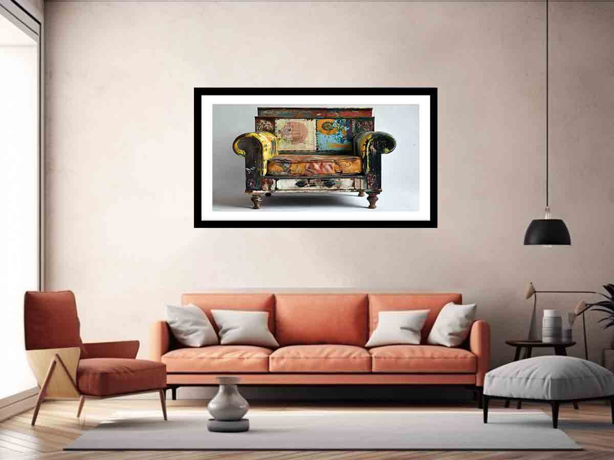 Painted Armchair