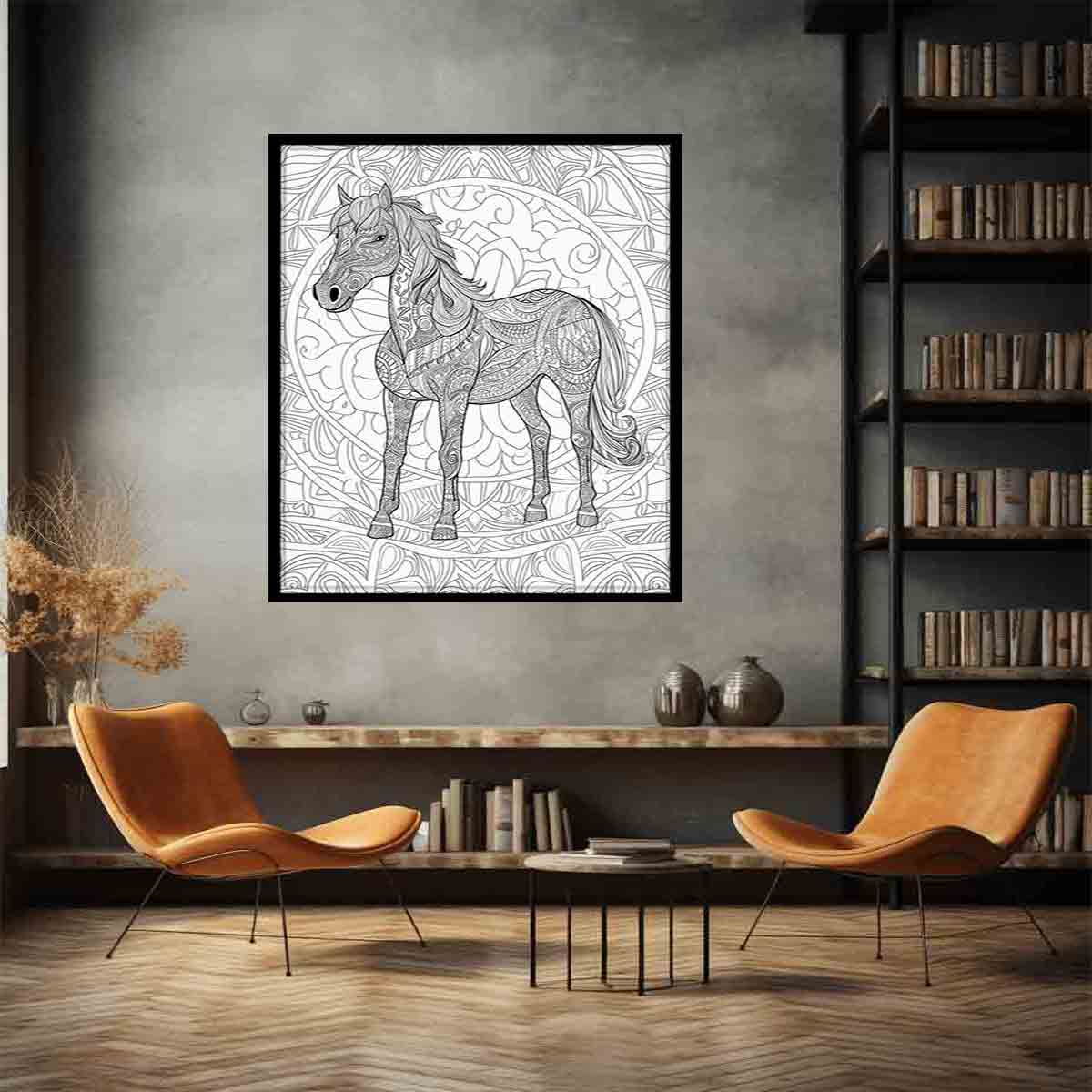 Mandala Horse