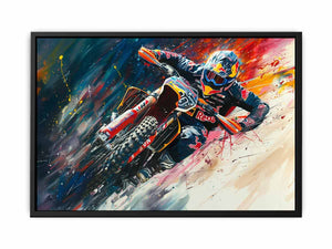 Redbull Inspired Painting canvas Print