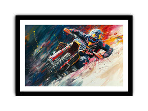 Redbull Inspired Painting framed Print