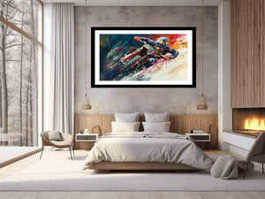 Redbull Inspired Painting Art Print