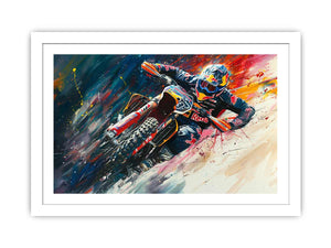 Redbull Inspired Painting framed Print
