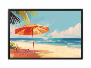 Beach Art canvas Print