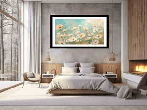 Daisies Flower Art Print