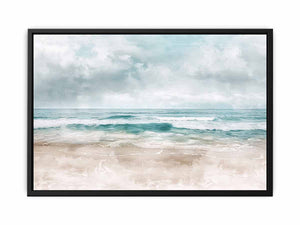 Abstract Beach Art canvas Print