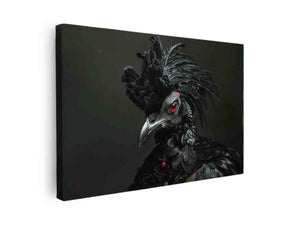 Black Cocky Art canvas Print