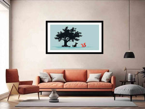 Secret talk Art Print