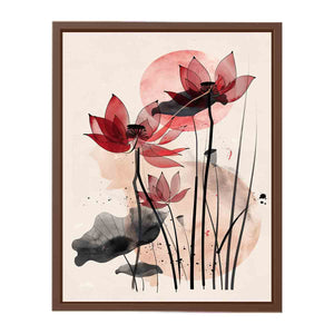 Modern Lotus Art Painting