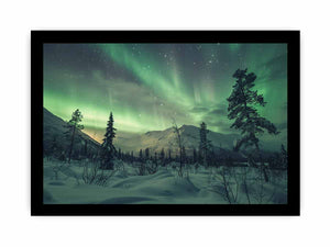 Northern Lights Art framed Print