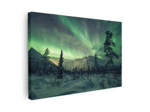 Northern Lights Art canvas Print