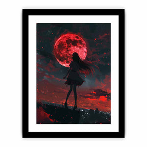 Moon Walk Art framed Print
