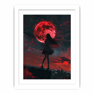 Moon Walk Art framed Print