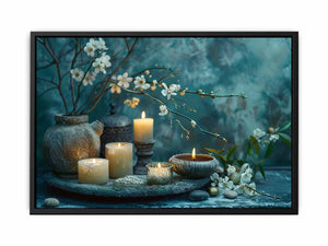 Cool Spa Art canvas Print