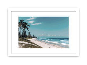 Beach Art Print framed Print