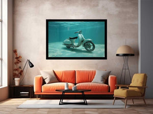 Submerged Vespa