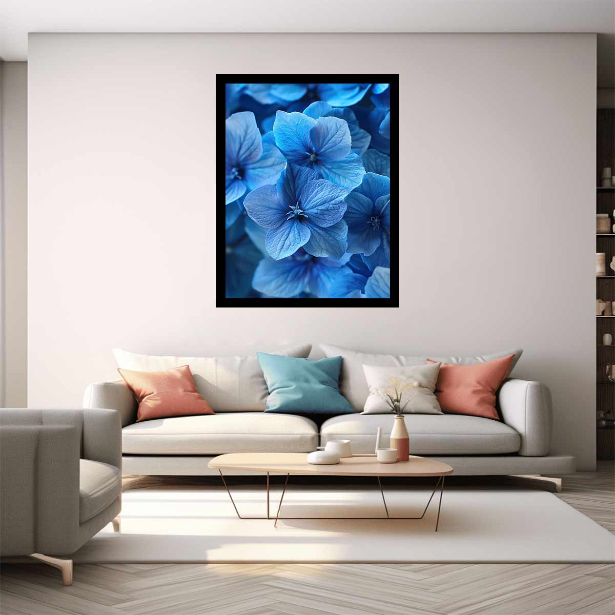 Blue Hydrangea Glow
