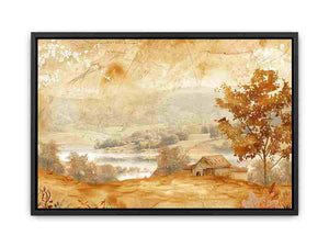 golden valley homestead canvas print