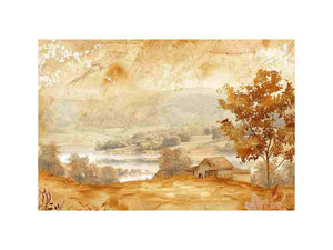 golden valley homestead canvas print