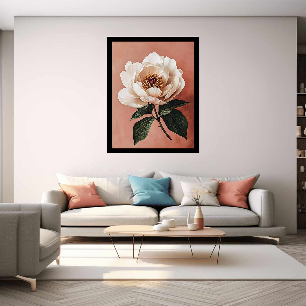 Ivory Peony Glow