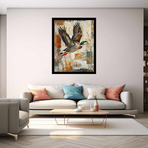 Mallard Collage Flight