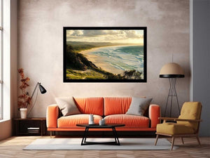 Sunlit Coastal Expanse