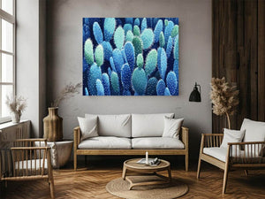 Blue Prickly Bloom