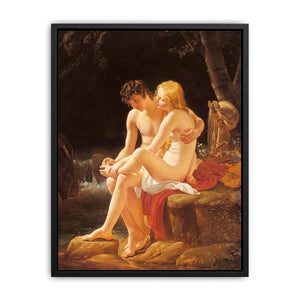 Daphne and Chloe by Louis Hersent Canvas Print