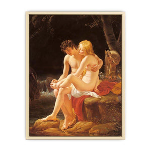 Daphne and Chloe by Louis Hersent Art Print