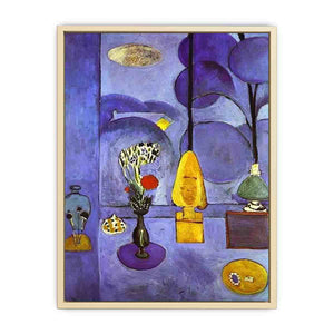 Blue window by Henri Matisse Art Print