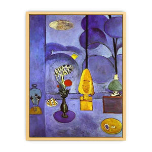 Blue window by Henri Matisse Streched canvas