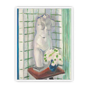 still-life-with-plaster-torso Framed Print