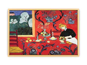 The Dessert: Harmony in Red by Henri Matisse Streched canvas