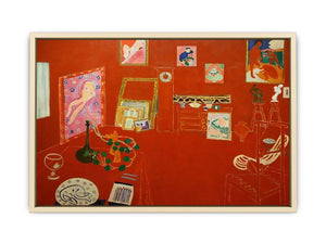 Red studio Art Print