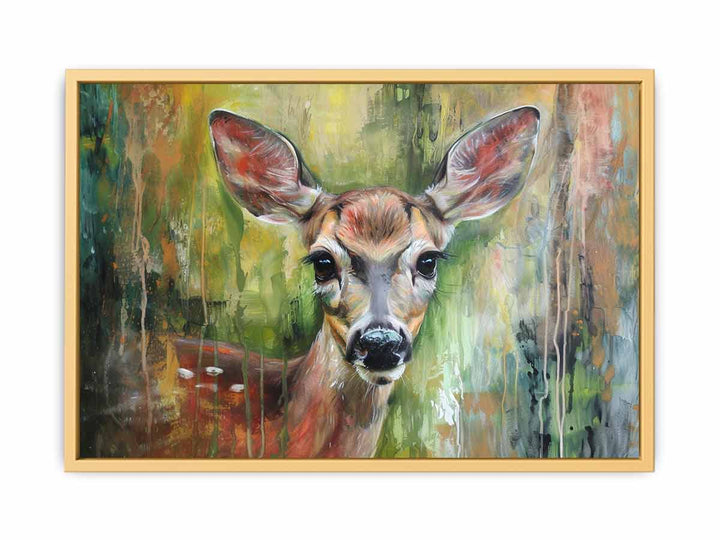 Modern Deer Art  Poster