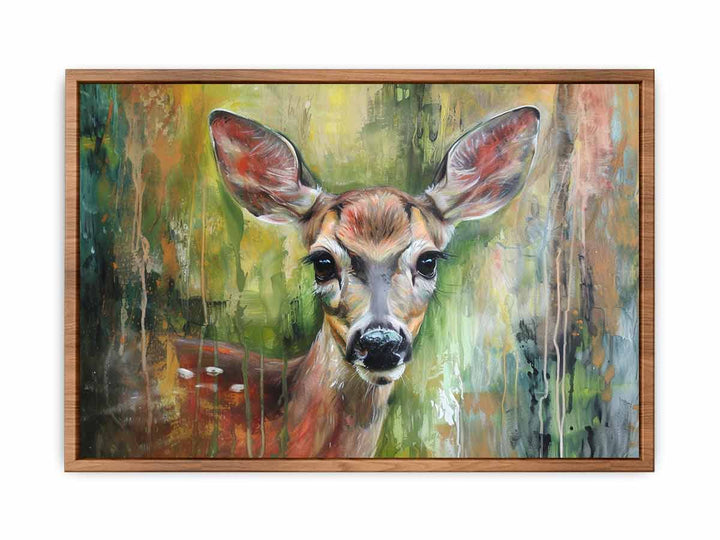 Modern Deer Art  Painting