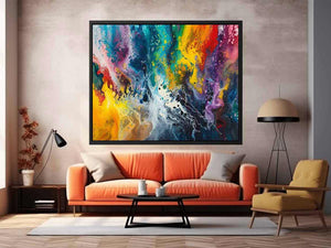 Abstract Waves Art