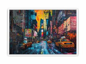 New York Artwork Canvas Print