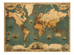 Vintage World Map 2