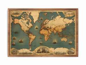 Vintage World Map 2 Painting