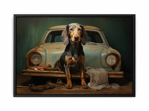 Dog on Car