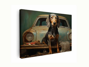 Dog on Car