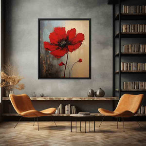 Red flower Art