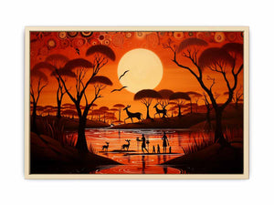 African Deer Framed Print