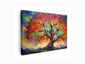 Multicolor Tree Art