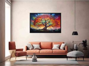 Multicolor Tree Art
