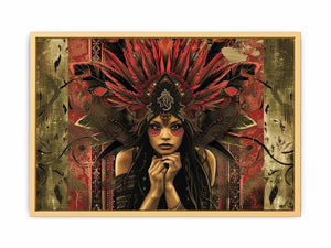 Tribe lady Art Poster