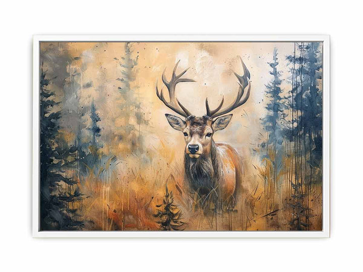  Deer Art 3  Canvas Print