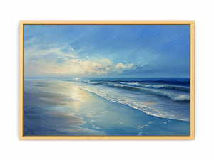 Calm Beach Painting Poster