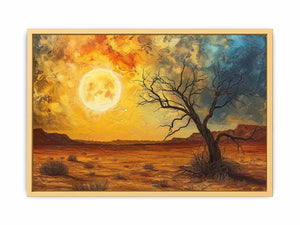 Desert Sun Art Poster